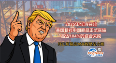 中美商业和关税104%“爆表”！中国货走东
